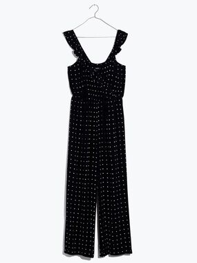 Madewell Jumpsuit Polka Dot with Pockets